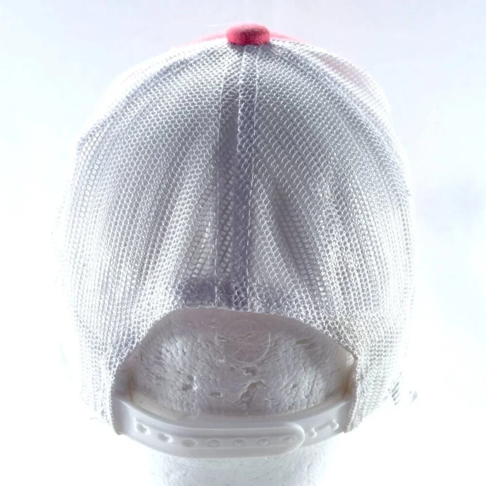 Cabela's Peach & White‎ Mesh Snapback Womens Baseball Hat